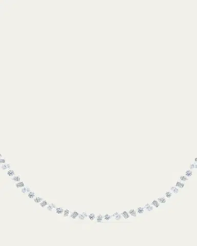 HauteCarat 18K Mixed Shape Lab Grown Diamond Necklace | Thumbnail 3 HauteCarat 18K Mixed Shape Lab Grown Diamond Necklace | Thumbnail 3