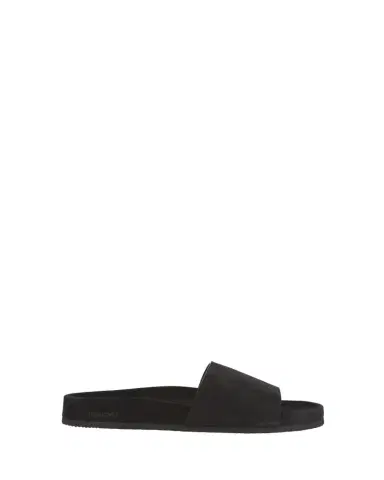 TOM FORD Men's Wicklow Perforated Suede Slides | Thumbnail 1