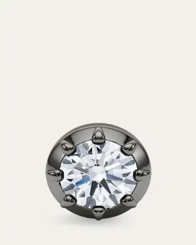 HauteCarat 18K Georgian Cut Lab Grown Diamond Stud Earrings, 2.0tcw | Thumbnail 4 HauteCarat 18K Georgian Cut Lab Grown Diamond Stud Earrings, 2.0tcw | Thumbnail 4