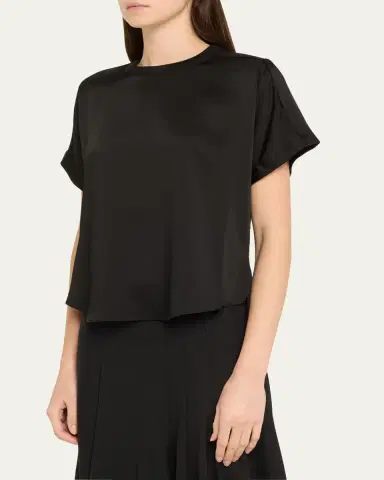 Simkhai Addy Short-Sleeve Knit T-Shirt | Thumbnail 4