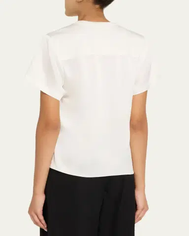 Simkhai Addy Short-Sleeve Knit T-Shirt | Thumbnail 7
