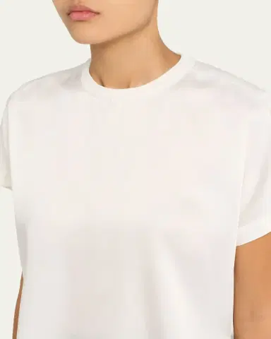 Simkhai Addy Short-Sleeve Knit T-Shirt | Thumbnail 9