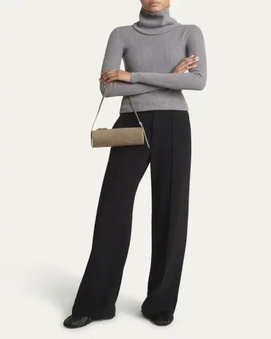 Proenza Schouler Silo Zip Suede & Leather Shoulder Bag | Thumbnail 5 Proenza Schouler Silo Zip Suede & Leather Shoulder Bag | Thumbnail 5