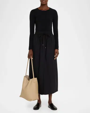 Mansur Gavriel Everyday Leather Shoulder Bag | Thumbnail 4 Mansur Gavriel Everyday Leather Shoulder Bag | Thumbnail 4