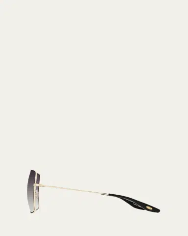 BARTON PERREIRA Folasade Titanium Square Sunglasses | Thumbnail 3 BARTON PERREIRA Folasade Titanium Square Sunglasses | Thumbnail 3