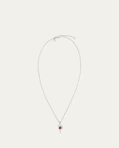 Procaccia Jewelry 18K Gold Hebrew QUF Initial Necklace | Thumbnail 1 Procaccia Jewelry 18K Gold Hebrew QUF Initial Necklace | Thumbnail 1