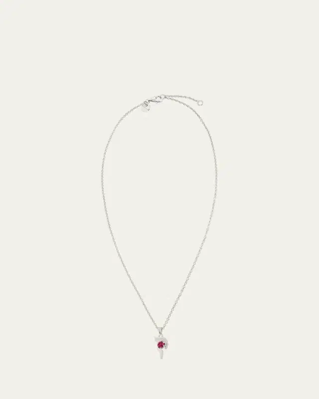 Procaccia Jewelry 18K Gold Hebrew QUF Initial Necklace