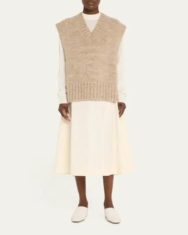 Maison Margiela Open Side Alpaca-Blend Sweater Vest | Thumbnail 2 Maison Margiela Open Side Alpaca-Blend Sweater Vest | Thumbnail 2
