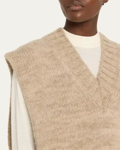 Maison Margiela Open Side Alpaca-Blend Sweater Vest | Thumbnail 5 Maison Margiela Open Side Alpaca-Blend Sweater Vest | Thumbnail 5