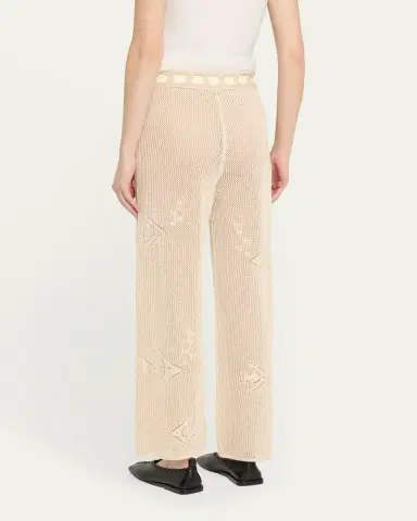 Bode Angel Fish Knit Lace Joggers | Thumbnail 3 Bode Angel Fish Knit Lace Joggers | Thumbnail 3