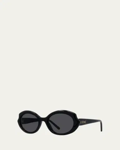 Loewe Round Slim Acetate Sunglasses | Thumbnail 2