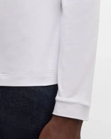 Giorgio Armani Men's Solid Cotton T-Shirt | Thumbnail 4