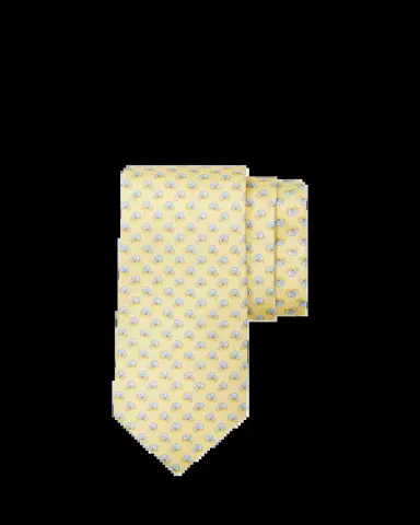 Ferragamo Men's Football-Print Silk Tie | Thumbnail 2