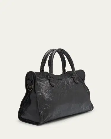 Balenciaga Le City Medium Leather Top-Handle Bag | Thumbnail 3