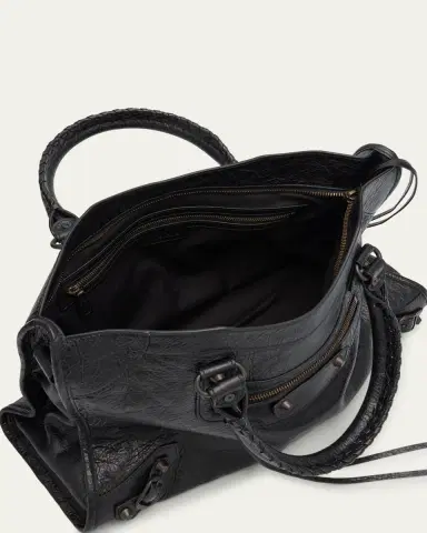 Balenciaga Le City Medium Leather Top-Handle Bag | Thumbnail 4