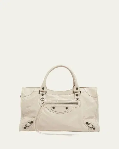 Balenciaga Le City Medium Leather Top-Handle Bag | Thumbnail 10