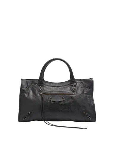 Balenciaga Le City Medium Leather Top-Handle Bag | Thumbnail 1