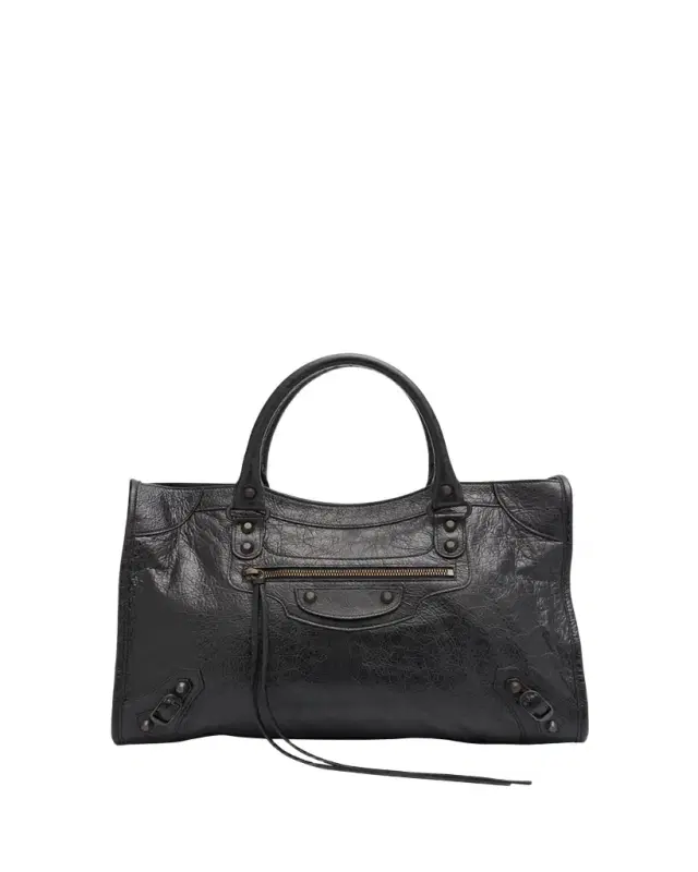 Balenciaga Le City Medium Leather Top-Handle Bag