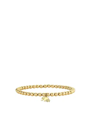 Sydney Evan 14K Yellow Gold Bead and Elephant Family Charm Bracelet | Thumbnail 1 Sydney Evan 14K Yellow Gold Bead and Elephant Family Charm Bracelet | Thumbnail 1