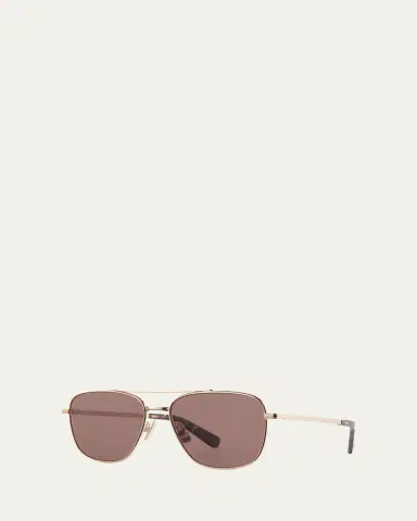 Garrett Leight Men's El Capitan Aviator Sunglasses | Thumbnail 2 Garrett Leight Men's El Capitan Aviator Sunglasses | Thumbnail 2