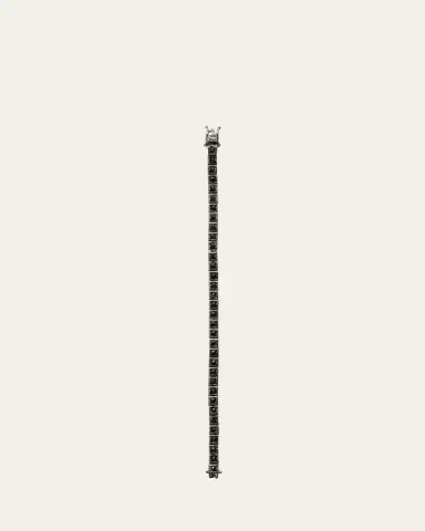 NAKARD Mini Tile Tennis Bracelet, Black | Thumbnail 2