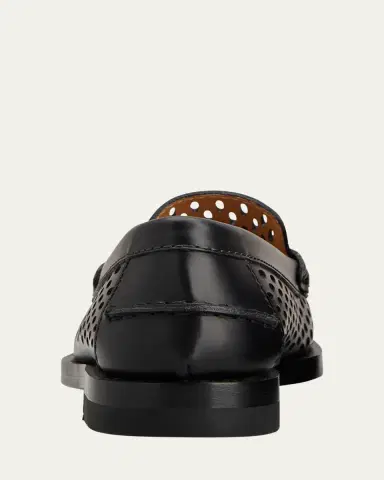 Tod's Perforated Leather Driver Penny Loafers | Thumbnail 4 Tod's Perforated Leather Driver Penny Loafers | Thumbnail 4