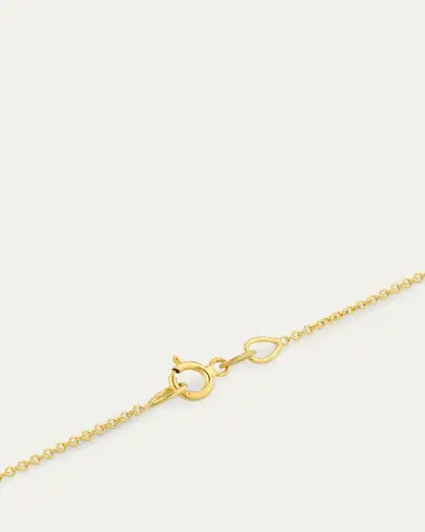 Lizzie Mandler Fine Jewelry Yellow Gold Mini Anchor Carre Diamond Necklace | Thumbnail 4 Lizzie Mandler Fine Jewelry Yellow Gold Mini Anchor Carre Diamond Necklace | Thumbnail 4