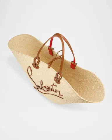 Christian Louboutin Cabata Mini Basket Tote Bag in Raffia | Thumbnail 2 Christian Louboutin Cabata Mini Basket Tote Bag in Raffia | Thumbnail 2