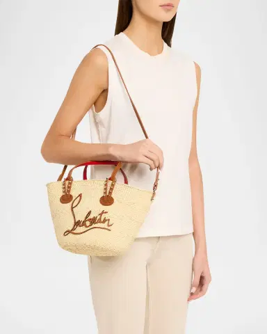 Christian Louboutin Cabata Mini Basket Tote Bag in Raffia | Thumbnail 11 Christian Louboutin Cabata Mini Basket Tote Bag in Raffia | Thumbnail 11