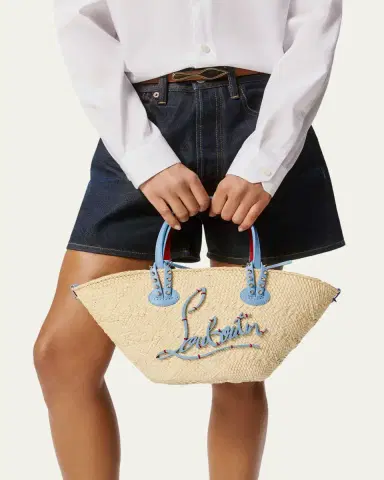Christian Louboutin Cabata Mini Basket Tote Bag in Raffia | Thumbnail 17 Christian Louboutin Cabata Mini Basket Tote Bag in Raffia | Thumbnail 17