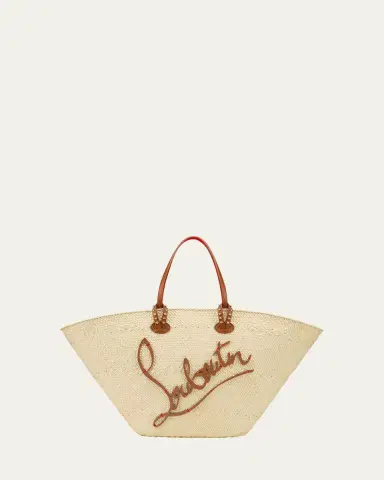 Christian Louboutin Cabata Mini Basket Tote Bag in Raffia | Thumbnail 4 Christian Louboutin Cabata Mini Basket Tote Bag in Raffia | Thumbnail 4