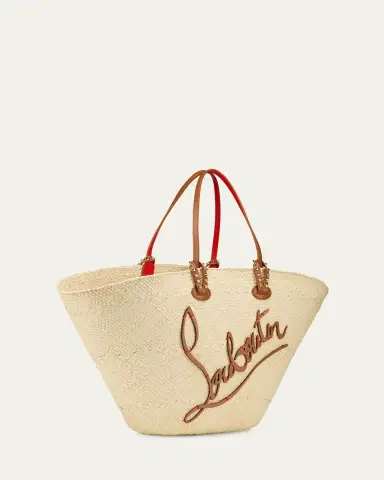 Christian Louboutin Cabata Mini Basket Tote Bag in Raffia | Thumbnail 5 Christian Louboutin Cabata Mini Basket Tote Bag in Raffia | Thumbnail 5