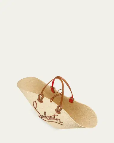 Christian Louboutin Cabata Mini Basket Tote Bag in Raffia | Thumbnail 6 Christian Louboutin Cabata Mini Basket Tote Bag in Raffia | Thumbnail 6