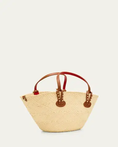 Christian Louboutin Cabata Mini Basket Tote Bag in Raffia | Thumbnail 8 Christian Louboutin Cabata Mini Basket Tote Bag in Raffia | Thumbnail 8