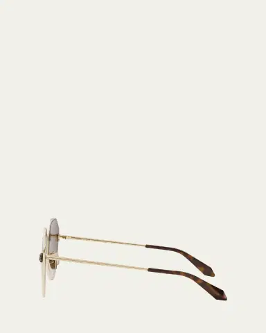 BVLGARI Serpenti Round Metal Sunglasses | Thumbnail 3