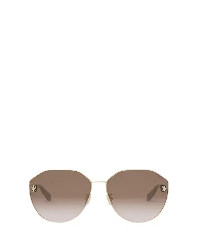 BVLGARI Serpenti Round Metal Sunglasses
