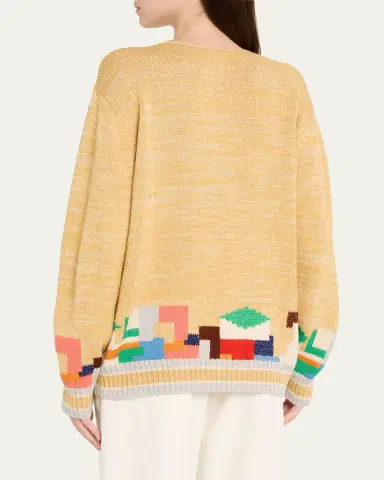 Bode Swatch Abstract Knit Sweater | Thumbnail 3 Bode Swatch Abstract Knit Sweater | Thumbnail 3