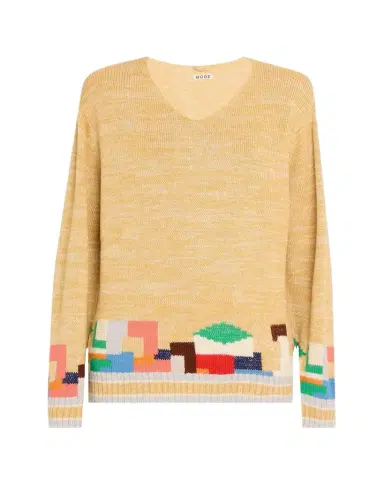 Bode Swatch Abstract Knit Sweater | Thumbnail 1 Bode Swatch Abstract Knit Sweater | Thumbnail 1