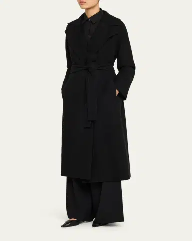 The Row Malika Belted Long Wrap Coat | Thumbnail 4