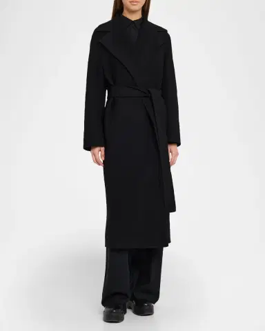 The Row Malika Belted Long Wrap Coat | Thumbnail 6