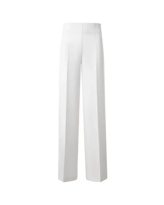 Fiyki Wide Leg Wool Double-Face Pants