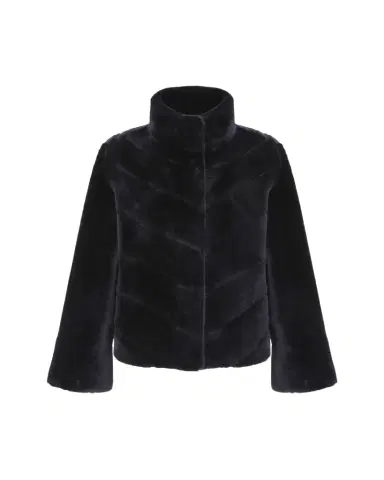 Gorski Reversible Merino Shearling Lamb Chevron Jacket | Thumbnail 1
