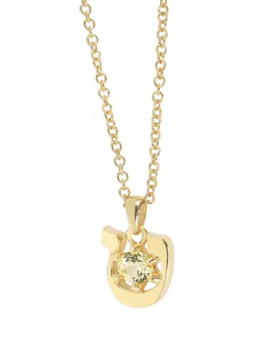 Procaccia Jewelry 18K Gold Hebrew TET Initial Necklace | Thumbnail 1