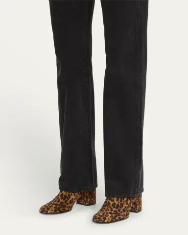 Gianvito Rossi Joelle Leopard Suede Ankle Boots | Thumbnail 2