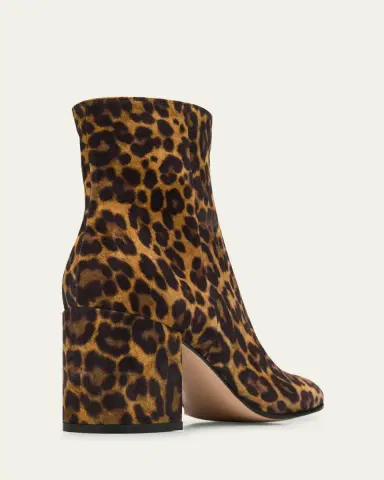 Gianvito Rossi Joelle Leopard Suede Ankle Boots | Thumbnail 5