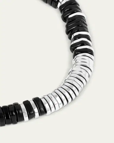 Tateossian Men's Silver and Agate Constellation Beaded Bracelet | Thumbnail 3