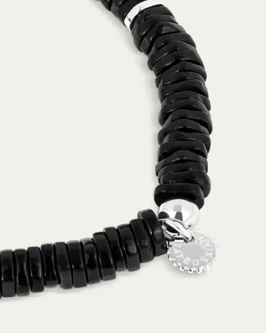Tateossian Men's Silver and Agate Constellation Beaded Bracelet | Thumbnail 4