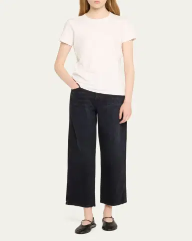 AMO Denim Billie Wide Straight Cropped Jeans | Thumbnail 2 AMO Denim Billie Wide Straight Cropped Jeans | Thumbnail 2