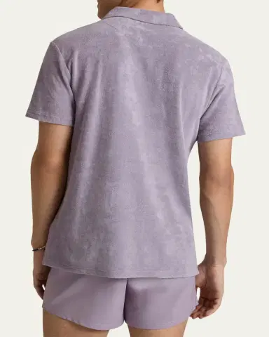 Vilebrequin Men's Organic Terry Polo Shirt | Thumbnail 2 Vilebrequin Men's Organic Terry Polo Shirt | Thumbnail 2