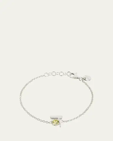 Procaccia Jewelry 18K Gold Hebrew DALET Initial Bracelet | Thumbnail 4 Procaccia Jewelry 18K Gold Hebrew DALET Initial Bracelet | Thumbnail 4